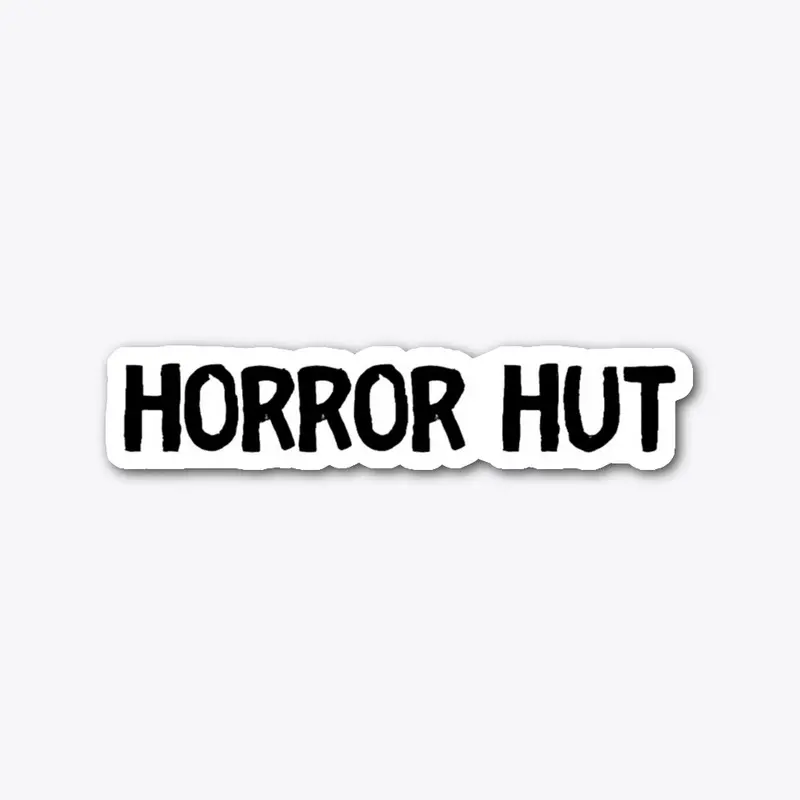 HorrorHut Official Die Cut Sticker 